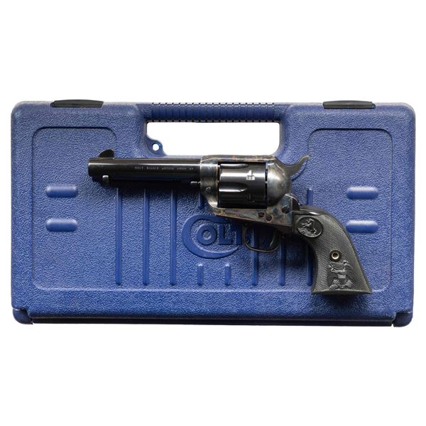 COLT 3RD GEN. SAA REVOLVER WITH MATCHING CASE.