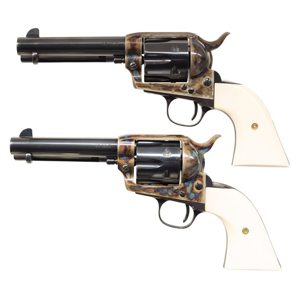 SPECTACULAR CASED CONSECUTIVE PAIR OF USFA SAA