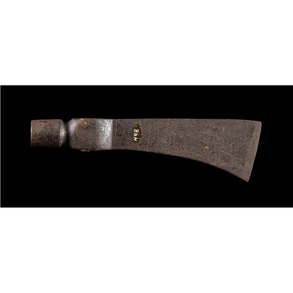 RESERVATION ERA, CIRCA 1900 PIPE TOMAHAWK HEAD.