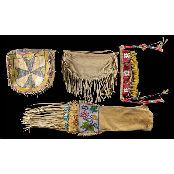 ATTRACTIVE WOODLAND INDIAN PIPE BAG, PLAINS