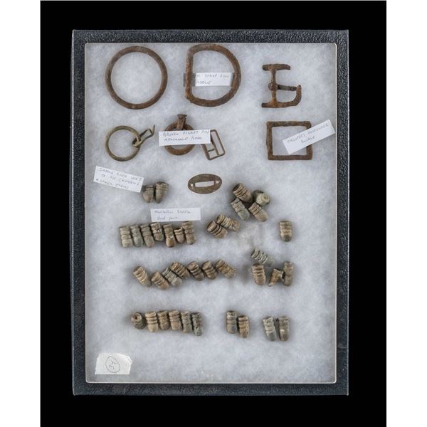 GROUPING OF RELICS & BULLETS FROM KIAH BUCKNER'S
