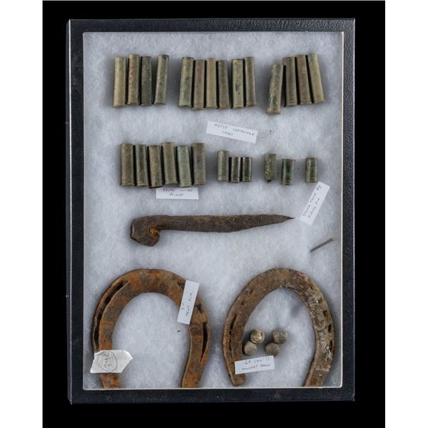GROUPING OF RELICS FROM KIAH BUCKNER'S "LAST