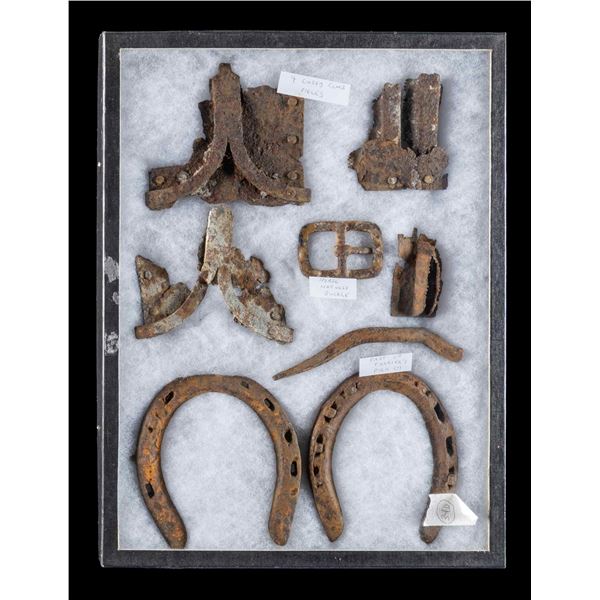 GROUPING OF RELICS FROM KIAH BUCKNER'S "LAST
