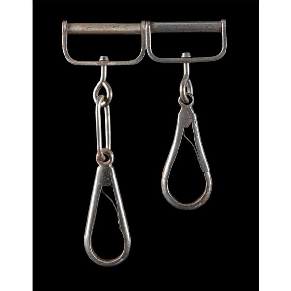 TWO US CAVALRY CARBINE SLING SWIVELS.