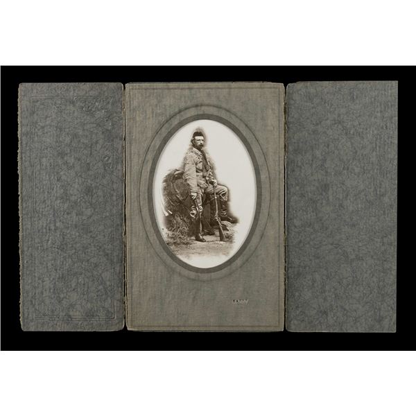RARE 1872 CUSTER PHOTOGRAPH.