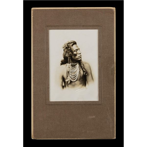 D.F. BARRY PHOTOGRAPH OF CUSTER SCOUT "CURLEY".