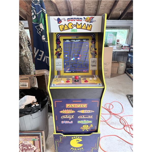 ARCADE1UP SUPER PAC-MAN ARCADE GAME & CABINET