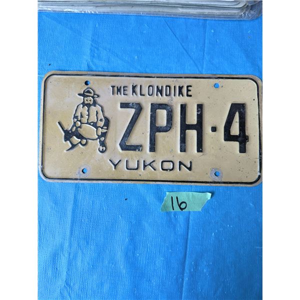 VINTAGE 1978 KLONDIKE LICENSE PLATE