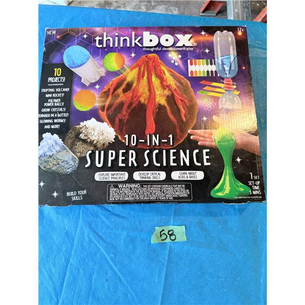 THINKBOX SUPER SCIENCE 10-IN-1, 10 PROJECTS SCIENCE KIT