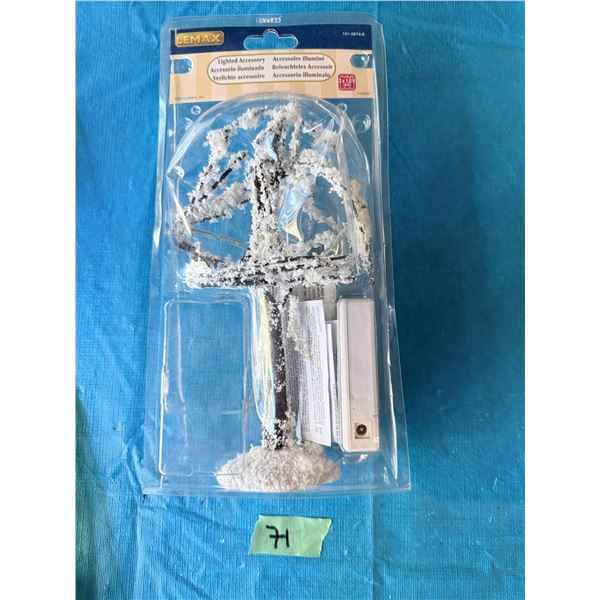 LEMAX 151-0674-6 LIGHTED ACCESSORY HOLIDAY VILLAGE DISPLAY