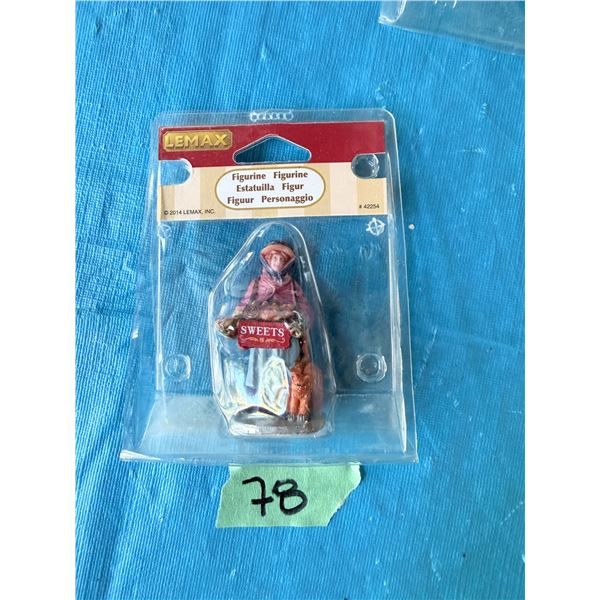 LEMAX SWEETS FIGURINE IN BLISTER PACKAGE HOLIDAY VILLAGE DISPLAY