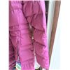 Image 4 : COLUMBIA PINK PUFFER COAT WITH FUR-TRIMMED HOOD BRAND NEW