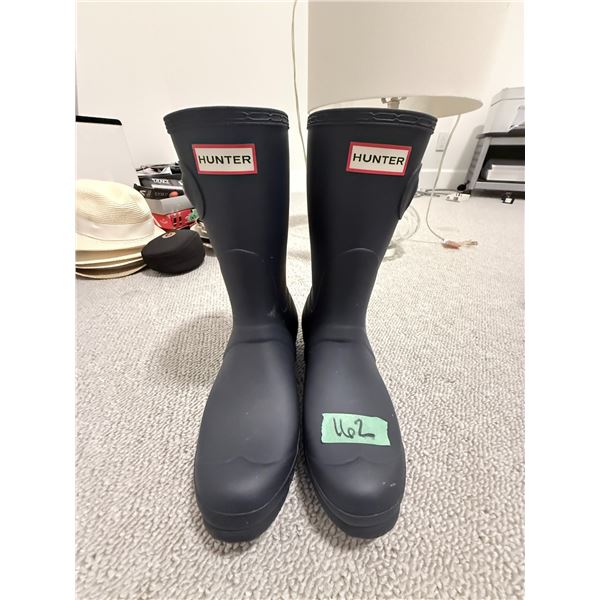 HUNTER BLACK RAIN BOOTS