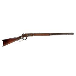 Winchester Mdl 1873 Cal .44-40 SN:57431 Lever action, 24" octagon barrel, full mag, crescent rifle b