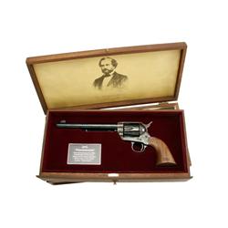 Colt Peacemaker Cal .45 SN:PC575 Model 1873-1973 commemorative, single action revolver with full US 