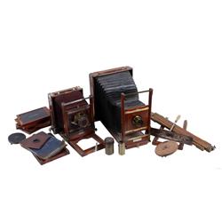 Antique Camera by Seneca Camera Co, NY. Belonging to famous photographer Franklin David Huish. Inclu