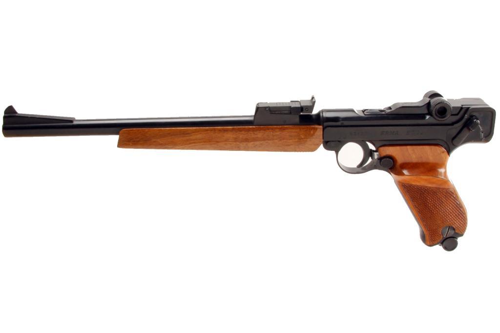 ERMA ET22 Luger Carbine Cal .22LR SN63125, Very rare (375 made) semi