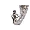 Image 2 : German Sterling Cornucopia with garden scene and child, marked "R,800" "Germany" on base.with garden