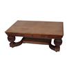 Image 1 : Quarter-Sawn Oak Coffee Table with Drawer Circa 1910, 50"X32"Circa 1910, 50"X32"