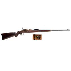 Springfield Custom Officers Mdl Cal .45-70 SN:NVSN, Finely custom deluxe burl wood stocks and  engra