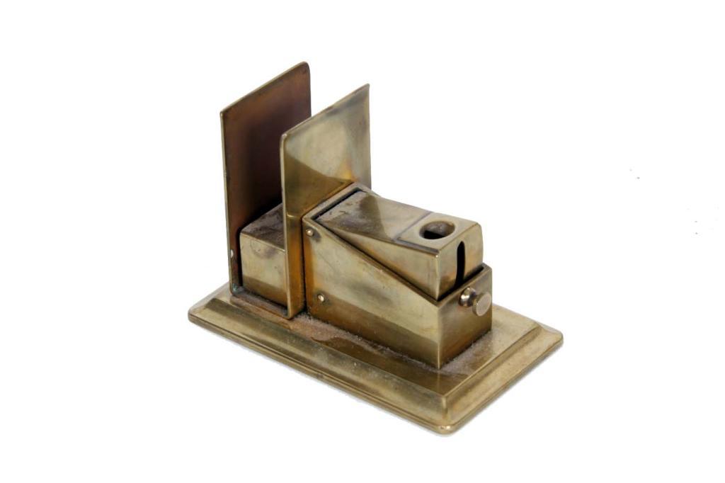 Brass Cigar Cutter & Match Cutter Circa 1890-1920.Circa 1890-1920.