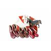 Image 1 : Lot of Seven Western Children's Items including a pair of red Textan cowboy boots, a pair of Sears b