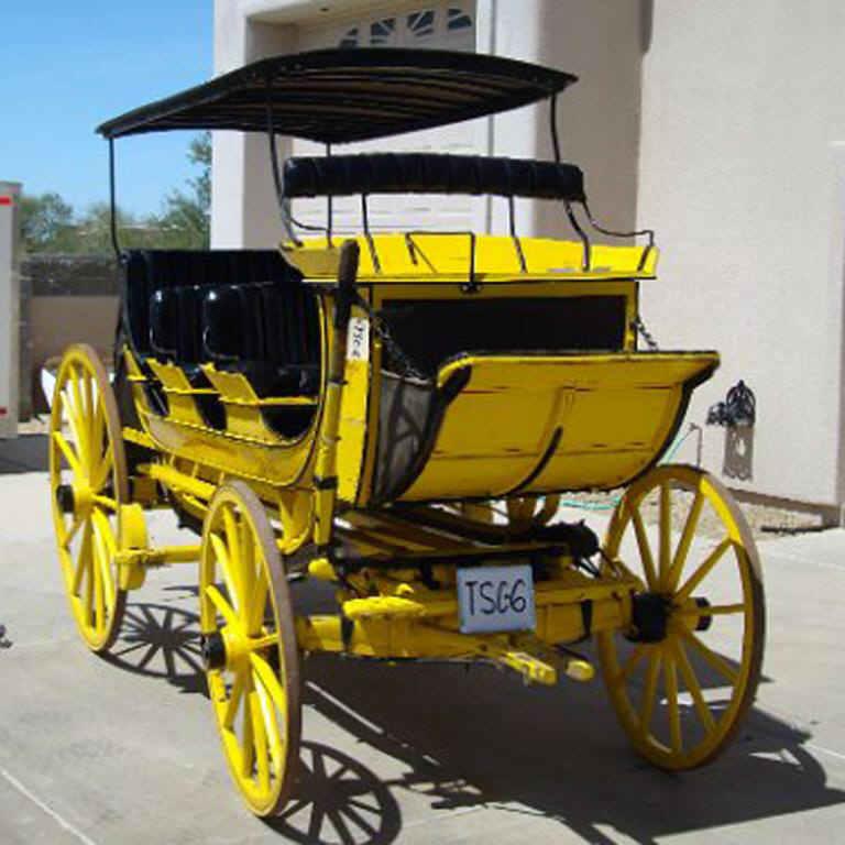 Original Yellowstone Stage Yellowstone Wagon, made by The Abbott Downing Co, Concord, New Hampshire.