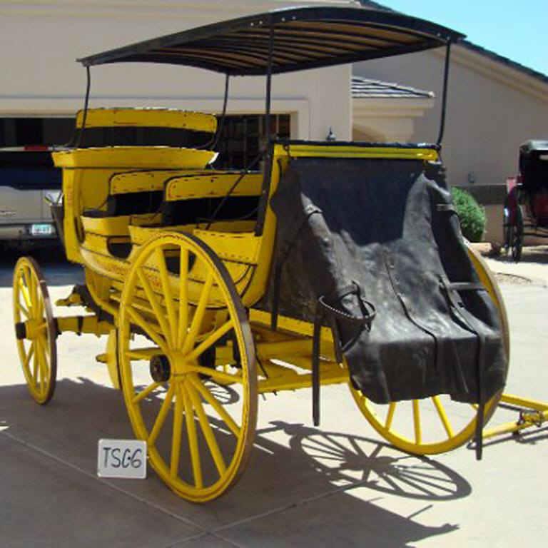 Original Yellowstone Stage Yellowstone Wagon, made by The Abbott Downing Co, Concord, New Hampshire.