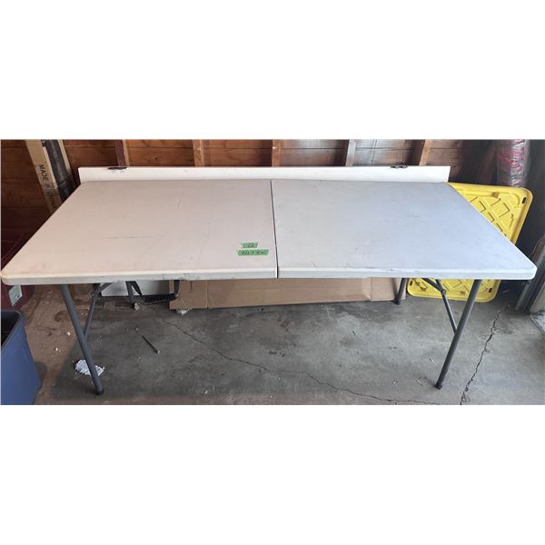 Folding table 72"L x 30"W