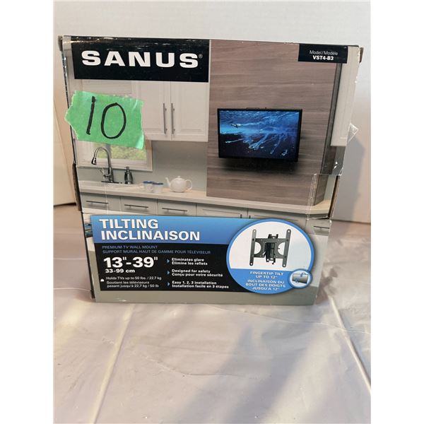 TV wall mount fits 13" to 39" flat screen TV