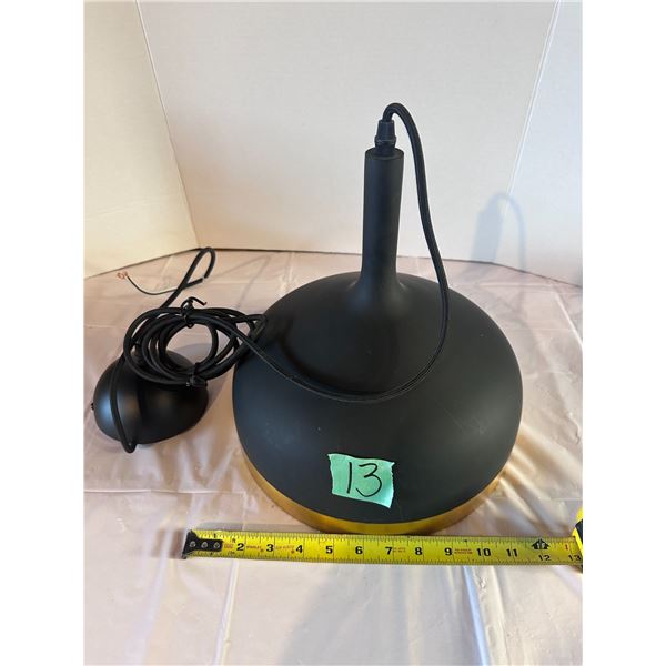 Ceiling light in black