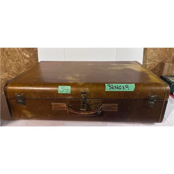 Vintage suitcase 32" x 20" x 9"
