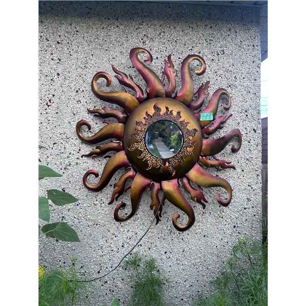 Sun mirror décor - lights up