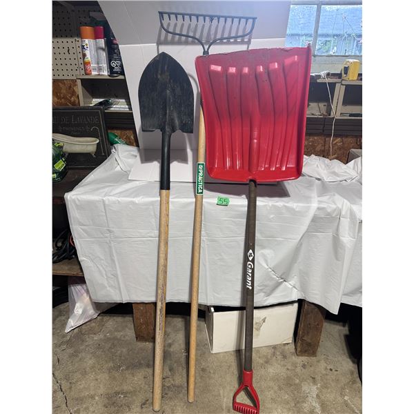 Lot of garden tools