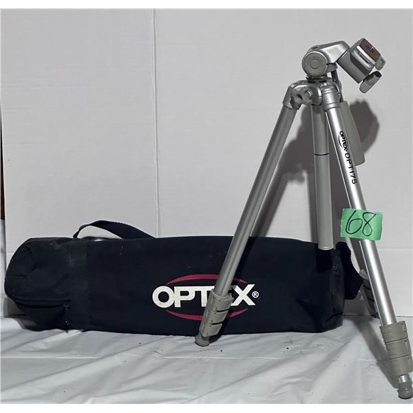 Optex brand tri-pod with carrying bag