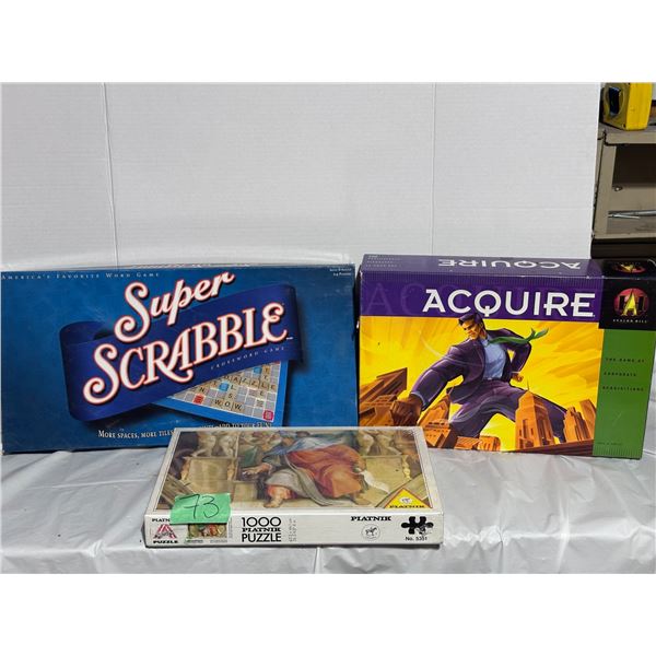Board games and puzzle