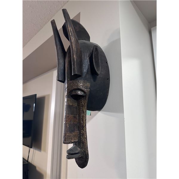 Wooden Ornate wall mask