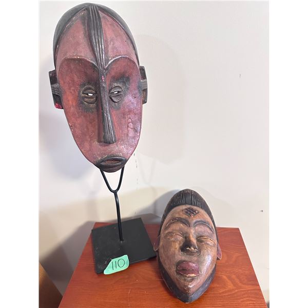 2 Wooden Masks