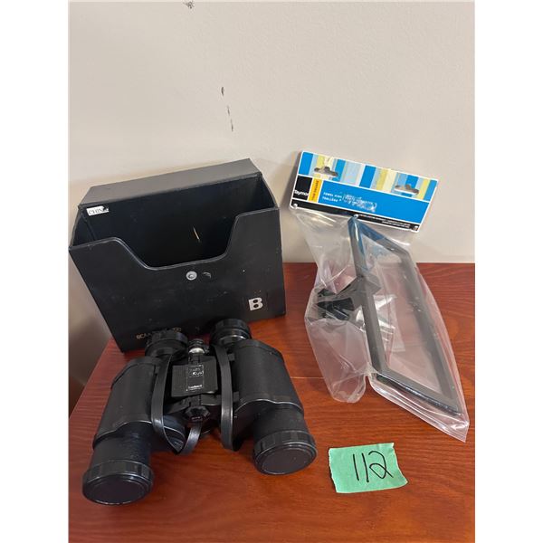Binoculars with carrying case