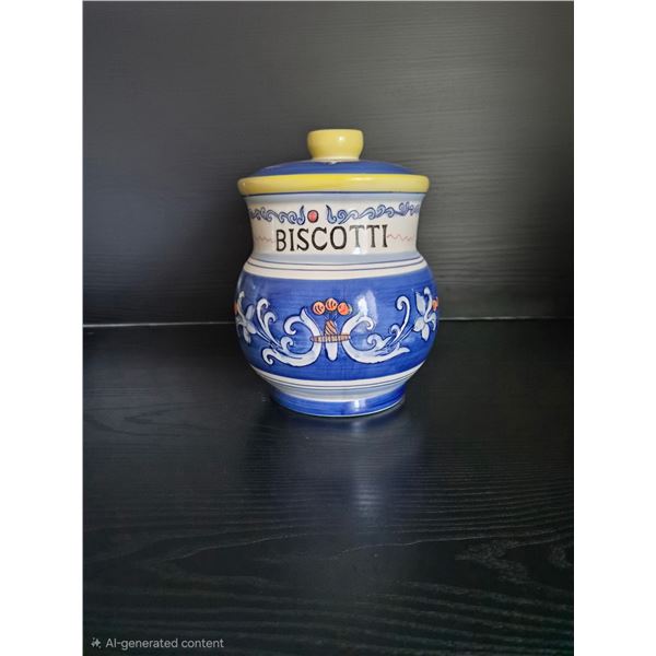Biscotti jar - 7W x 10H