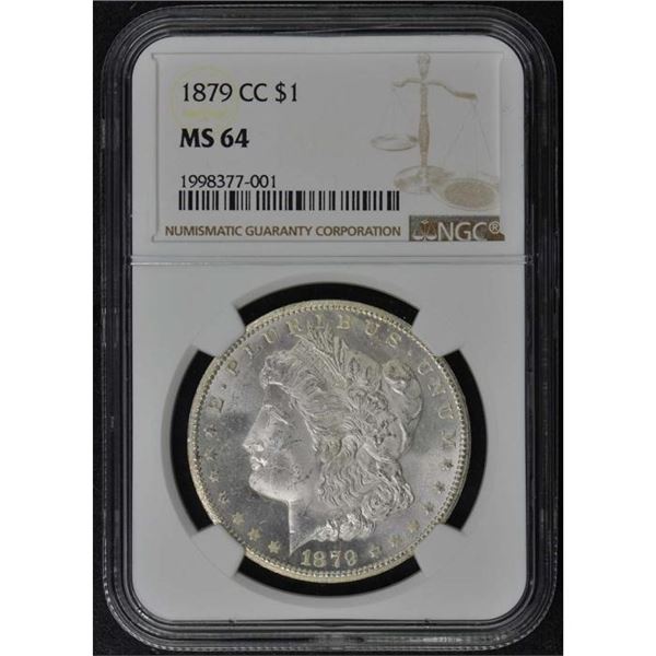 1879-CC $1 Morgan Silver Dollar NGC MS64