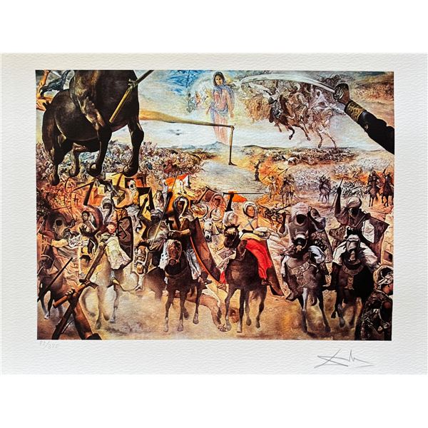 Salvador Dali BATTLE OF TETUAN Signed Limited Edition Giclee
