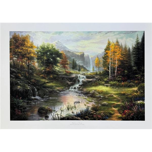 Thomas Kinkade REFLECTIONS OF FAMILY Hand Signed Numbered Lithograph