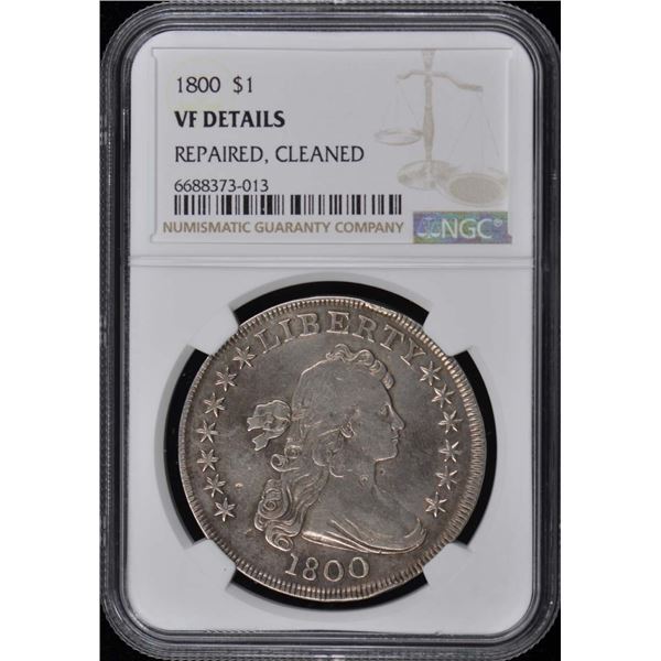 1800 Draped Bust Dollar NGC VF Details