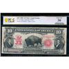 Image 1 : 1901 $10 Bison Legal Tender Note PCGS 30