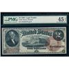 Image 1 : 1880 $2 Legal Tender Note PMG 45EPQ