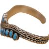 Image 3 : Nancy Haloo Zuni Sterling Turquoise Cuff