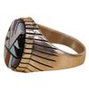 Image 2 : Ray Jack Navajo Sterling Multistone Inlay Ring