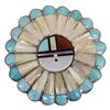 Image 2 : Sterling Zuni Sunface Inlaid Jewelry Lot