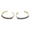 Image 6 : P.D. Coonsis Zuni Stacking Sterling Stone Cuffs